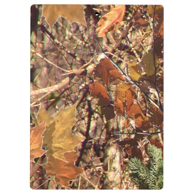 Hunter Forest Camouflage Painting Customize This Clipboard (Back)