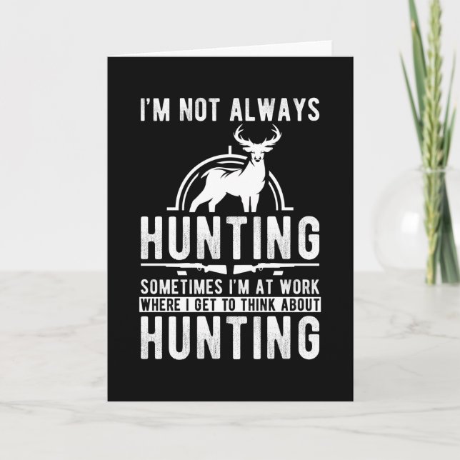 Hunter Gift Deer Card (Front)