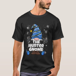 Hunter Gnome Funny Jewish Hanukkah Gnome Hunting M T-Shirt