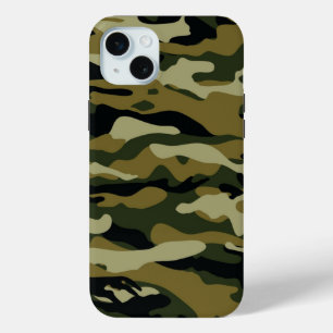 Hunter Green Camo iPhone 15 Mini Case