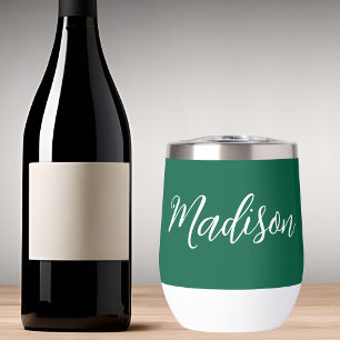 Hunter Green Name Handwritten Script Custom