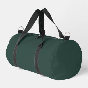 Hunter Green Solid Colour Duffle Bag