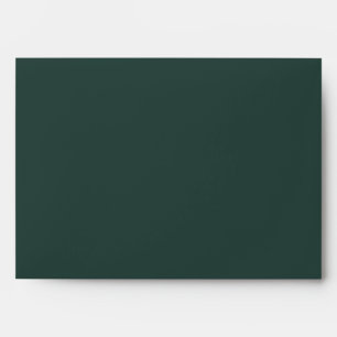 Hunter Green Solid Colour Envelope
