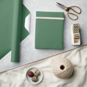 Hunter Green Solid Colour Wrapping Paper