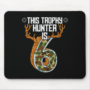 Hunter Hunting 6th Birthday Mouse Pad