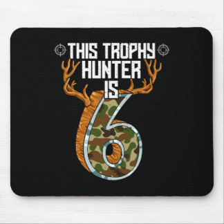 Hunter Hunting 6th Birthday  Mouse Pad