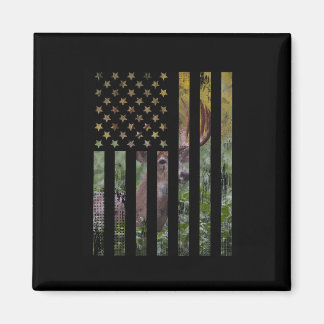 Hunter Hunting Hunt Deer Hunting Buck Elk American Magnet