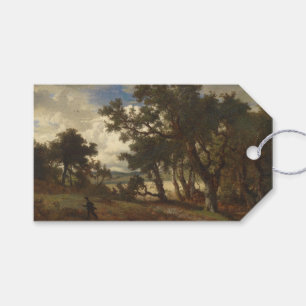 Hunter in a Rural Landscape Gift Tags