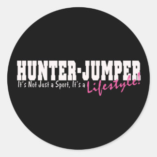 Hunter Jumper Horse Classic Round Sticker