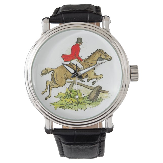 Hunter Jumper Horse Fox Hunting or Trail Ride Watch (Front)