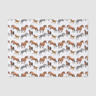 Hunter Jumper Horses Tissue Paper