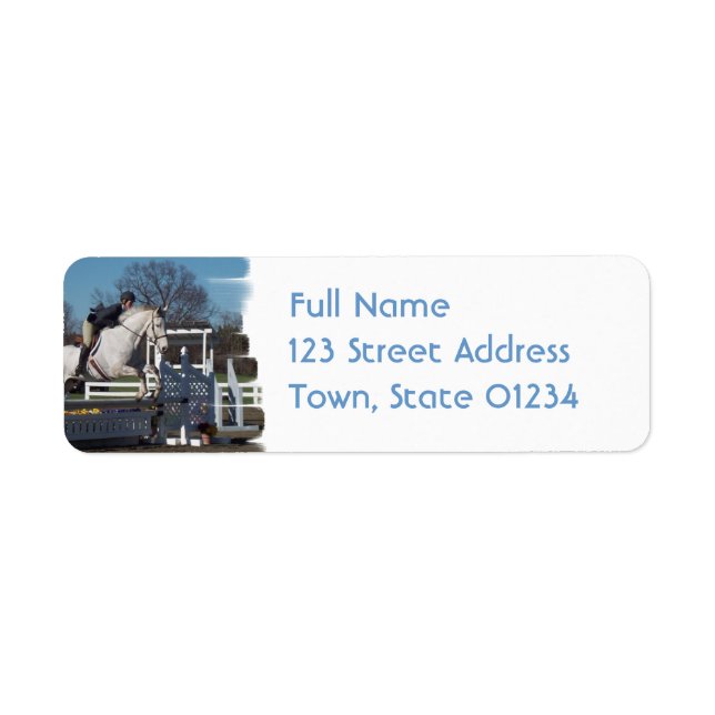 Hunter Jumper  Mailing Label (Front)