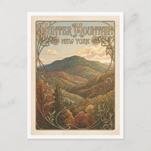 Hunter Mountain New York Postcard