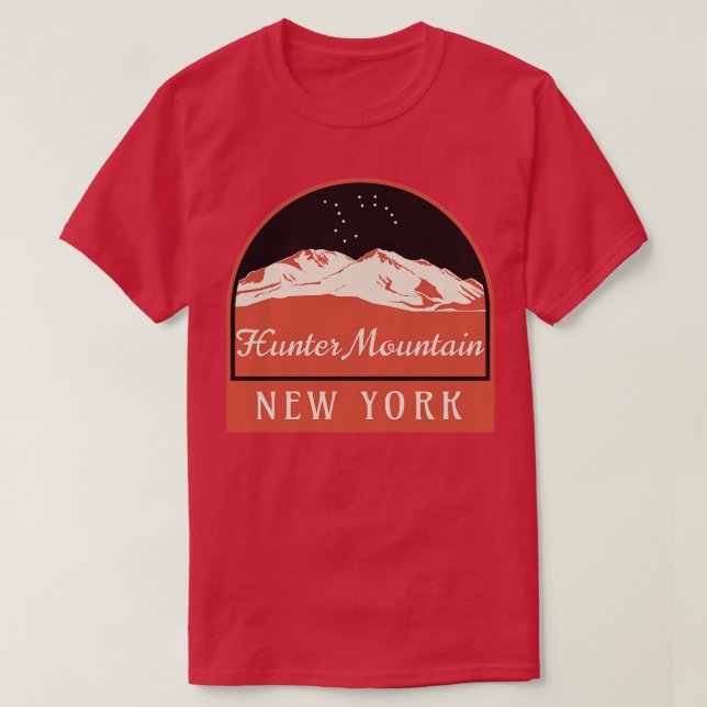 Hunter Mountain ski New York 1 T-Shirt (Design Front)