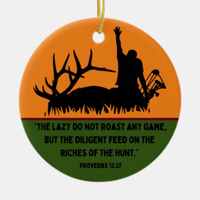 Hunter Ornament (Front)
