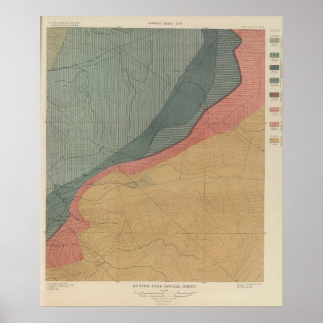 Hunter Park Special Sheet Atlas Map Poster (Front)