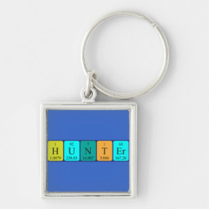 Hunter periodic table name keyring