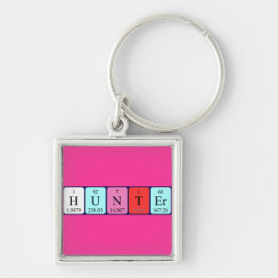 Hunter periodic table name keyring