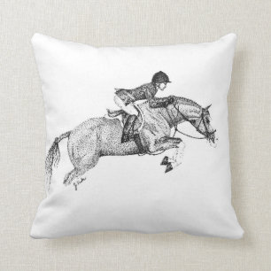 Hunter Pony Pointillism Cushion