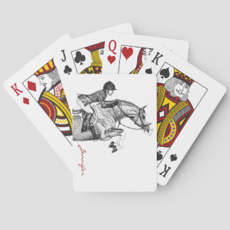 Hunter Pony Pointillism Playing Cards