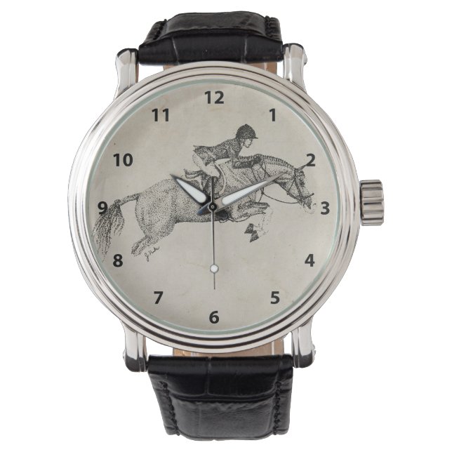 Hunter Pony Pointillism Watch (Front)