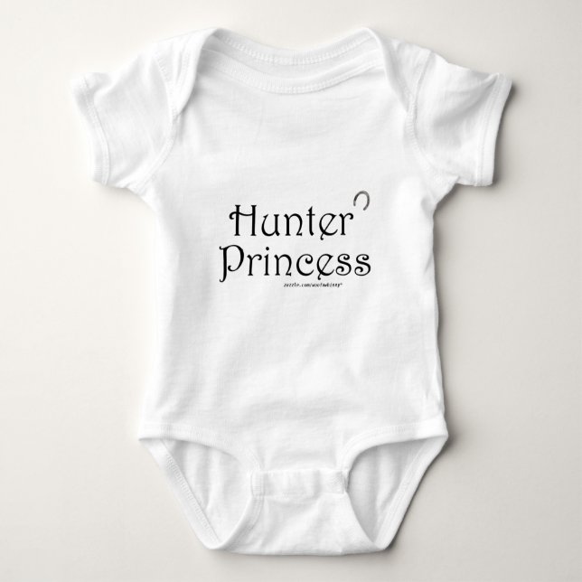 Hunter Princess Baby Bodysuit (Front)