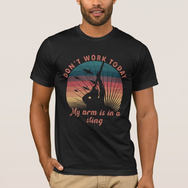 Hunter Retro Sunset T-Shirt (Front)