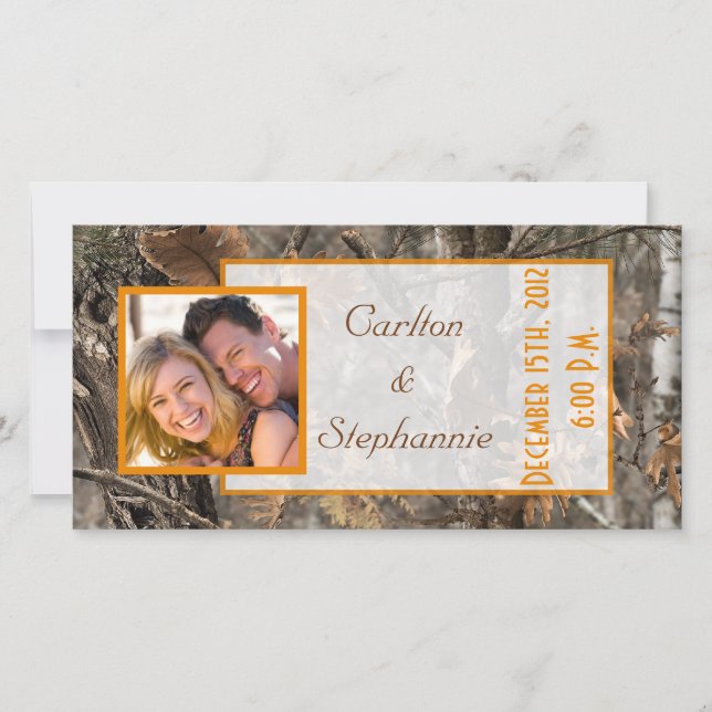 Hunter's Camo Chic Photo Announcement (Front)