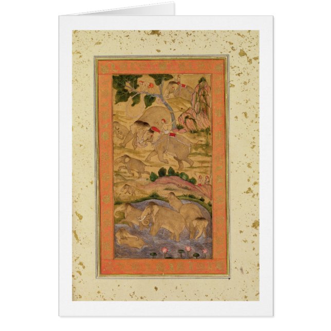 Hunters Capturing Elephants, from the Large Clive (Front)