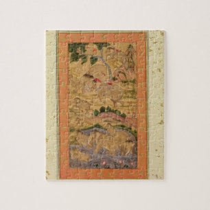 Hunters Capturing Elephants, from the Large Clive Jigsaw Puzzle