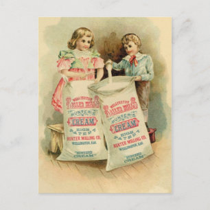 "Hunter's Cream" Vintage Advertisement Postcard