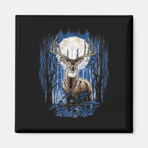 Hunters Deer Hunting Big Whitetail Buck  Magnet