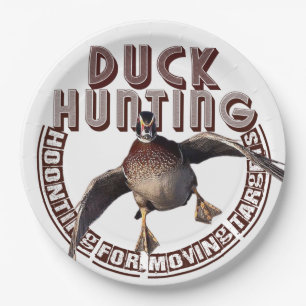 Hunters , Duck Hunting    paper plates