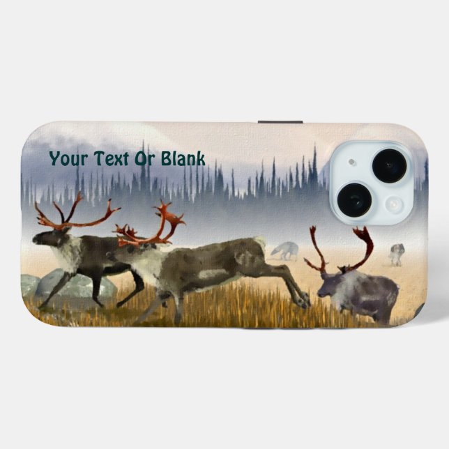 Hunters In The Mist (Caribou) Case-Mate iPhone Case (Back (Horizontal))