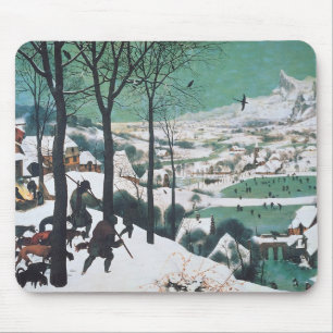 Hunters in the Snow by Bruegel Mouse Pad