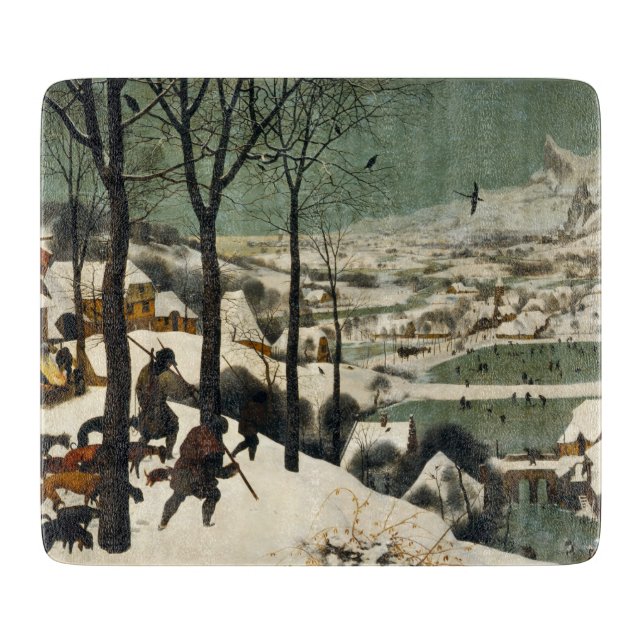 Hunters in the Snow (by Pieter Bruegel the Elder) Cutting Board (Front)
