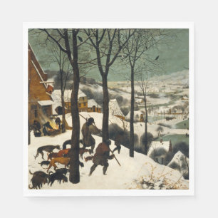 Hunters in the Snow (by Pieter Bruegel the Elder) Napkin