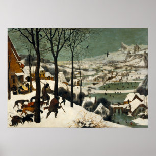 Hunters in the Snow by Pieter Bruegel the Elder Poster
