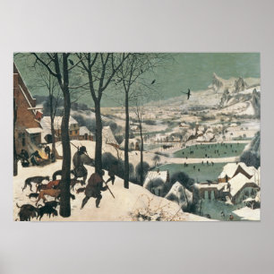 Hunters in the Snow - january, 1565 Poster