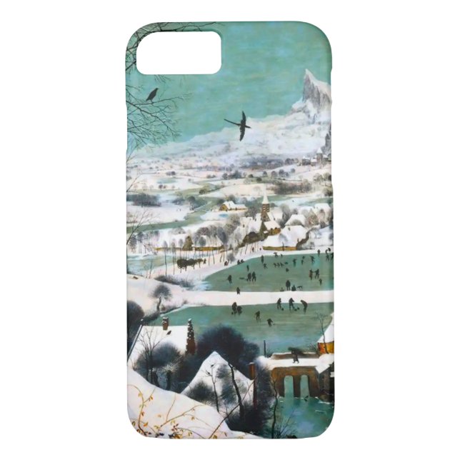 Hunters in the Snow Landscape Pieter Bruegel Case-Mate iPhone Case (Back)