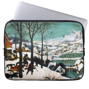 Hunters in the Snow Landscape Pieter Bruegel Laptop Sleeve