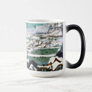 Hunters in the Snow Landscape Pieter Bruegel Magic Mug