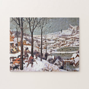 Hunters in the Snow, Pieter Bruegel the Elder Jigsaw Puzzle