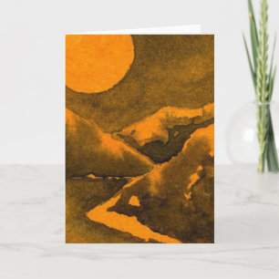 "Hunter's Moon" Country Roads Greeting Card