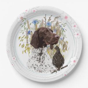 Hunters , partners for life GSP  Paper Plates