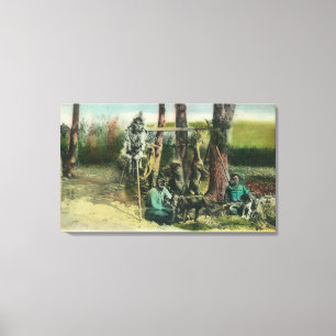 Hunters Showing the Day's WorkLake County, CA Canvas Print