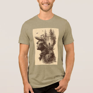 Hunters Spirit Print T-shirt  Tri-Blend Shirt