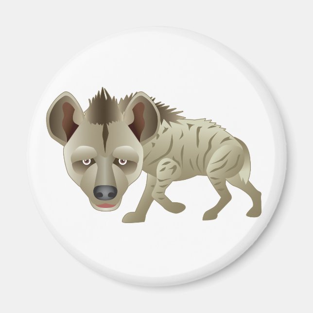 Huntin' Hyena Magnet (Front)
