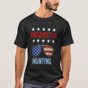 Hunting Accessories Usa Flag Hunting Saying T-Shirt