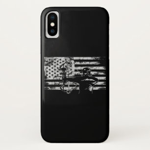 Hunting Archer American Flag  Bowhunting Hunt Case-Mate iPhone Case